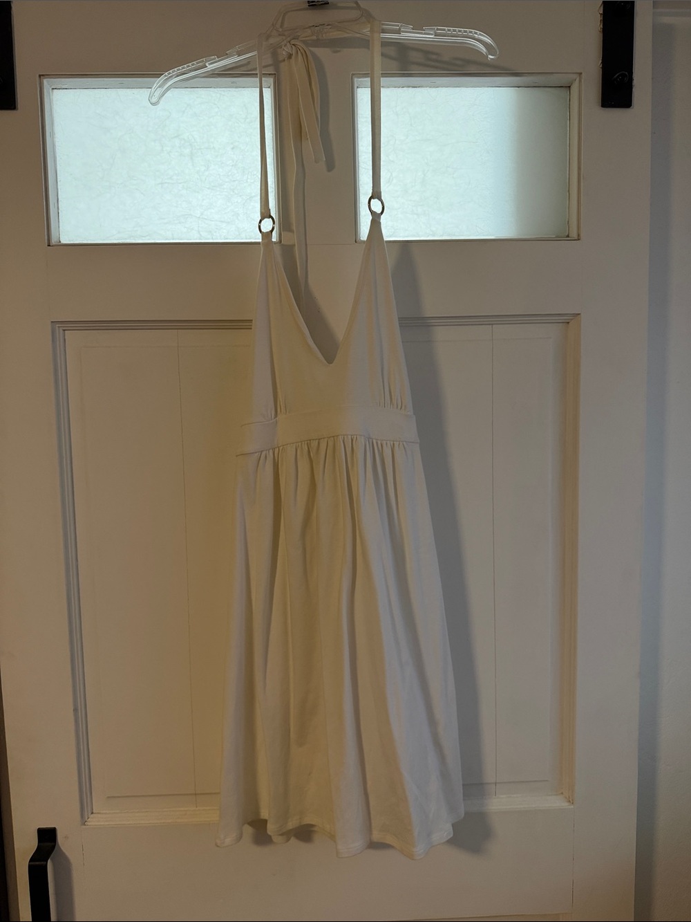 Victoria's Secret Cream Halter-Style Midi Dress